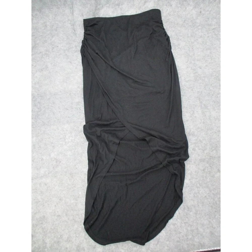 1 State Womens Skirt Small Black Lightweight Stretchy Casual Lyocell Pull On